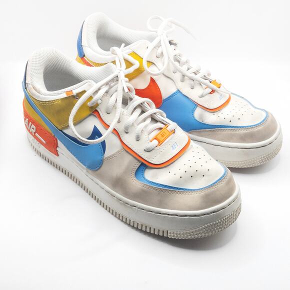 Nike Shoes - Nike Women’s Sneakers Y2K Street Remix AF1 Shadow Multi Swoosh Color Block 11